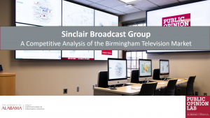 "A Competitive Analysis of the Birmingham Television Market" Industry Project Example