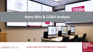  "#BamaBlitz &CC&IS Analysis" is an example of an industry deck